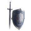 Image 2 : Lot # 413: WARCRAFT (2016) - Alliance Foot Soldier's Sword and Shield