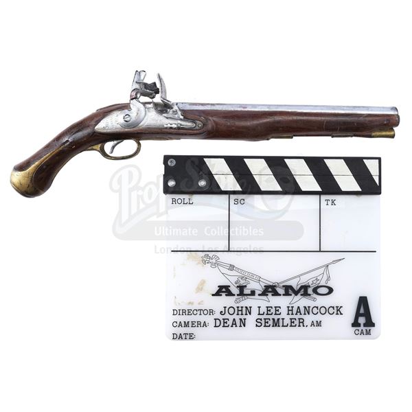 Lot # 458: ALAMO (2004), THE - Clapperboard and Flintlock Pistol