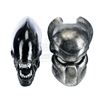 Image 1 : Lot # 468: AVP: ALIEN VS. PREDATOR (2004) - Predator Helmet and Xenomorph Face Executive Gift Set