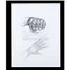 Image 3 : Lot # 471: AVP: ALIEN VS. PREDATOR (2004) - Four Hand-Drawn Predator and Predalien Concept Sketches