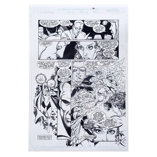 Lot # 482: AVENGERS VOL. 3 (COMIC BOOK, 1998-2004) - Avengers Vol. 3 No. 14 P.10 by George Perez and