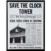 Image 1 : Lot # 487: BACK TO THE FUTURE (1985) - Save The Clock Tower Flyer