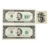 Image 1 : Lot # 491: BACK TO THE FUTURE PART II (1989) - Two Biffco Currency Notes and Biffco Sticker