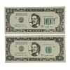 Image 2 : Lot # 491: BACK TO THE FUTURE PART II (1989) - Two Biffco Currency Notes and Biffco Sticker