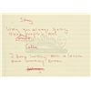 Image 8 : Lot # 580: THE COLOR PURPLE (1985) - Handwritten Production Notes