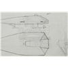 Image 4 : Lot # 605: DARK STAR (1974) - Hand-Drawn Ron Cobb Ship Concept Sketch and Photograph