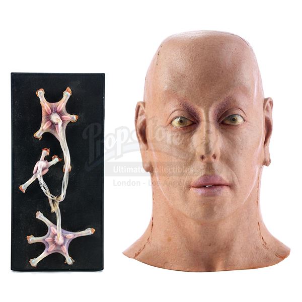 Lot # 641: EARTH: FINAL CONFLICT (T.V. SERIES, 1997-2002) - Taelon Mask with Alien Parts