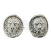 Image 1 : Lot # 698: GLADIATOR (2000) - Commodus' (Joaquin Phoenix) Lion Head Cape Pins Display