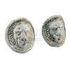 Image 2 : Lot # 698: GLADIATOR (2000) - Commodus' (Joaquin Phoenix) Lion Head Cape Pins Display