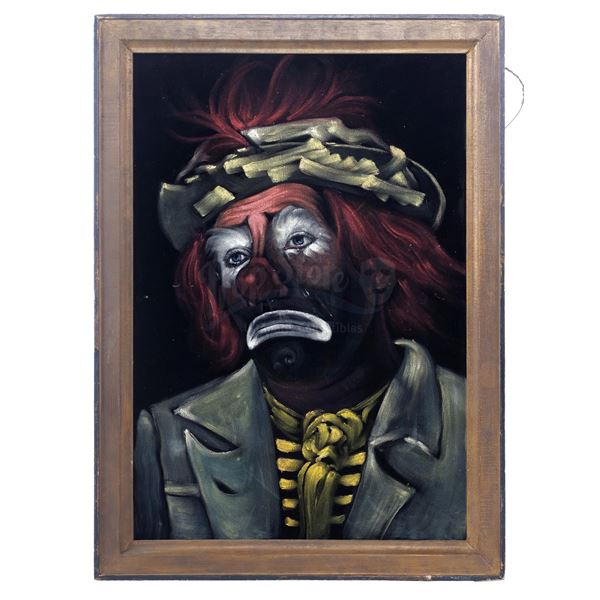 Lot # 719: THE GRIFTERS (1990) - Roy Dillon's (John Cusack) Clown Painting