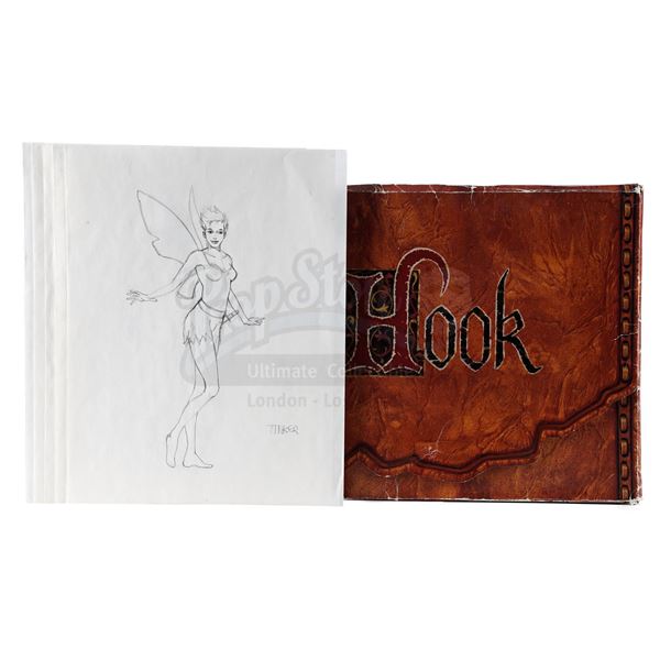 Lot # 747: HOOK (1991) - Style Guide and Hand-Drawn Preliminary Sketches by John Bell