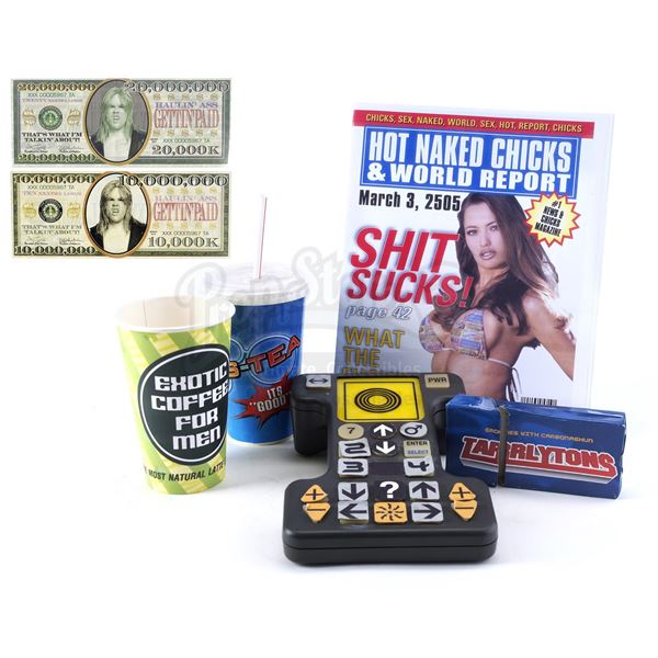Lot # 754: IDIOCRACY (2006) - Set of Futuristic Idiot Accessories