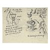 Image 3 : Lot # 780: INDIANA JONES & THE LAST CRUSADE (1989) - Two Production-Made "Maps" Grail Diary Pages