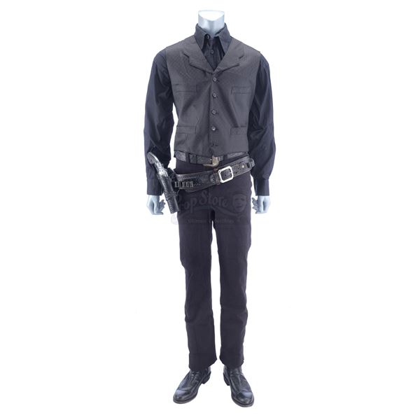 Lot # 855: THE MAGNIFICENT SEVEN (2016) - Sam Chisholm's (Denzel Washington) Costume with Pistol and