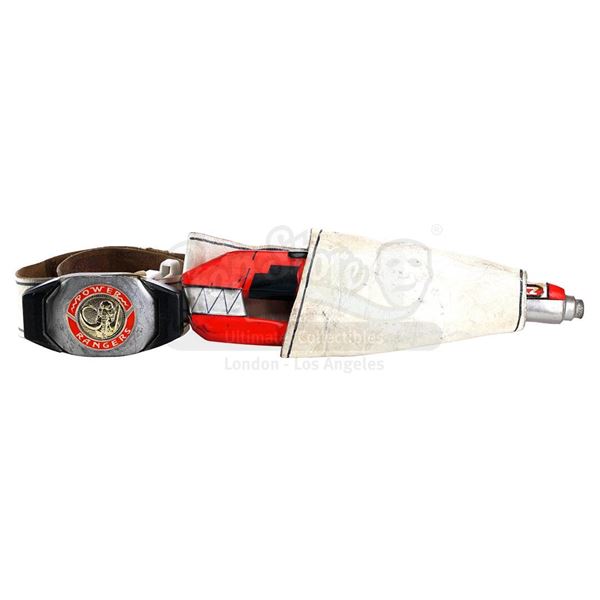 Lot # 889: MIGHTY MORPHIN' POWER RANGERS (T.V. SERIES, 1993 - 1996) - Black Ranger Belt with Morpher