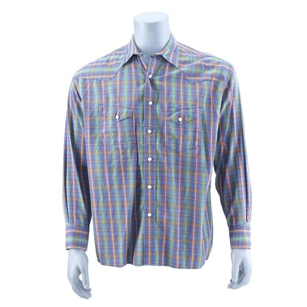 Lot # 907: MY NAME IS EARL (T.V. SERIES, 2005-2009) - Earl Hickey's (Jason Lee) Flannel Shirt