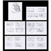 Image 1 : Lot # 976: PREDATOR (1987) - Hand-Drawn Final Battle Storyboards and Concept Art