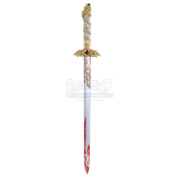 Lot # 1020: SKYSCRAPER (2018) - Will Sawyer's (Dwayne Johnson) Bloody Stunt Ceremonial Sword