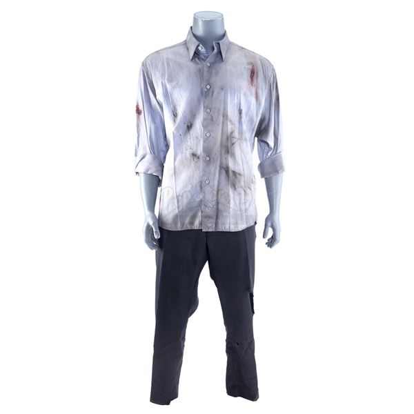 Lot # 1030: SKYSCRAPER (2018) - Will Sawyer's (Dwayne Johnson) Distressed Costume