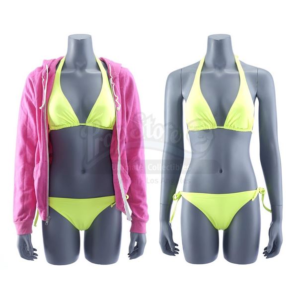 Lot # 1049: SPRING BREAKERS (2012) - Candy's (Vanessa Hudgens) and Brit's (Ashley Benson) Bikini Cos