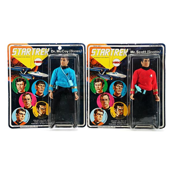 Lot # 1059: STAR TREK (T.V. SERIES, 1966 - 1969) - Mr. Scott and Dr. McCoy Series 1 Figures