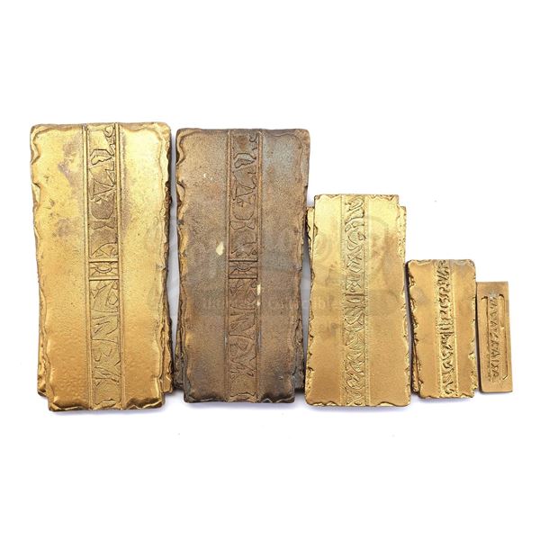 Lot # 1072: STAR TREK: DEEP SPACE NINE (T.V. SERIES, 1993 - 1999) - Gold-Pressed Latinum Bars, Ingot