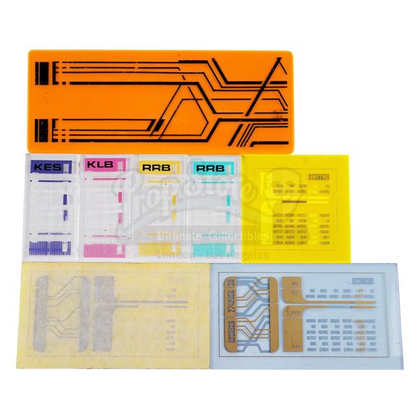 Lot # 1097: STAR TREK: GENERATIONS (1994) - Captain Kirk's (William Shatner) Nexus Isolinear Chips