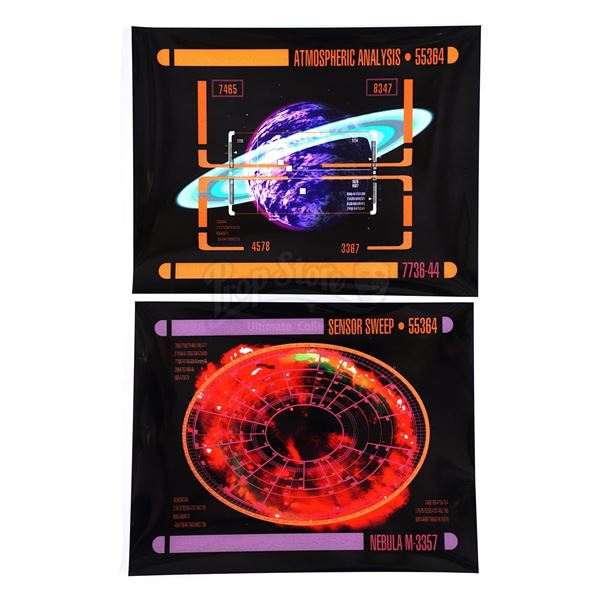 Lot # 1099: STAR TREK: INSURRECTION (1998) - PADD Planetary Graphics