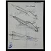 Image 1 : Lot # 1147: STAR WARS - EP IV - A NEW HOPE (1977) - Hand-Drawn Early Star Destroyer Concept by Colin