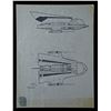 Image 2 : Lot # 1170: STAR WARS - EP V - THE EMPIRE STRIKES BACK (1980) - Hand-Drawn Joe Johnston Snowspeeder 
