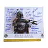 Image 4 : Lot # 1184: STAR WARS - EP V - THE EMPIRE STRIKES BACK (1980) - Crew-Autographed Boba Fett Promo Pho