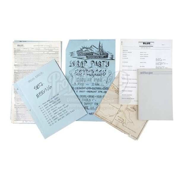 Lot # 1193: STAR WARS - EP VI - RETURN OF THE JEDI (1983) - Production Paperwork, Wrap Party Invitat