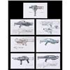 Image 1 : Lot # 1248: STARSHIP TROOPERS (1997) - Collection Of Hand-Painted and Hand-Drawn Concepts for Weapon