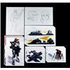 Image 1 : Lot # 1260: STARSHIP TROOPERS (1997) - Pair of Hand-Drawn Mobile Infantry Sketches and Printed Tippe