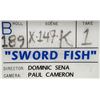 Image 5 : Lot # 1272: SWORDFISH (2001) - "B" Camera Clapperboard