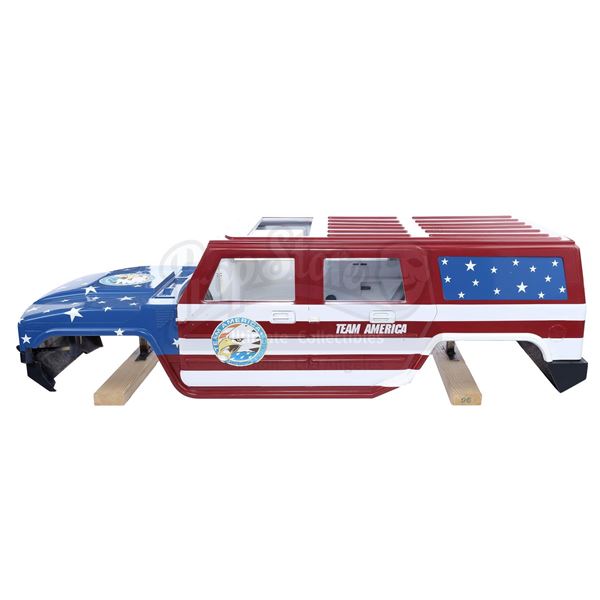 Lot # 1275: TEAM AMERICA: WORLD POLICE (2004) - Team America Hummer H2 Miniature Model Shell