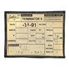 Image 1 : Lot # 1281: TERMINATOR 2: JUDGMENT DAY (1991) - Paper Slate