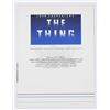 Image 4 : Lot # 1285: JOHN CARPENTER'S THE THING (1982) - Two Promotional Folders and 11 Slides with Storyboar