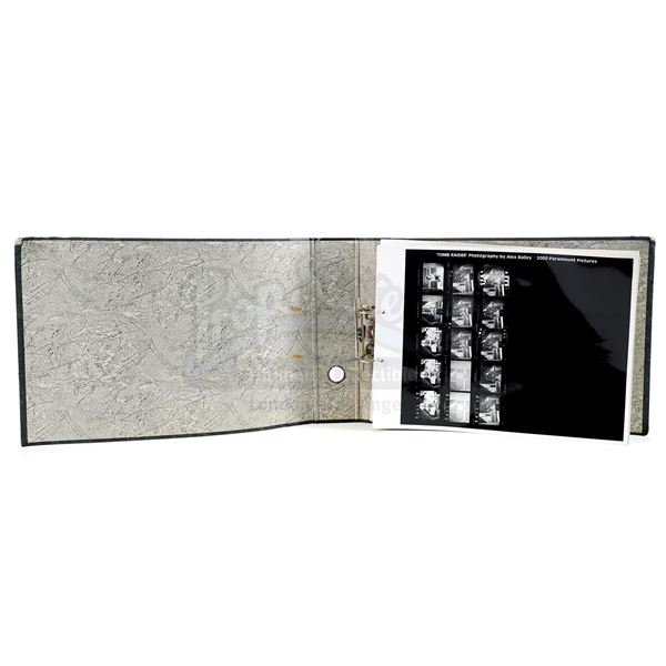 Lot # 1296: LARA CROFT: TOMB RAIDER (2001) - Two Photography Contact Sheet Binders