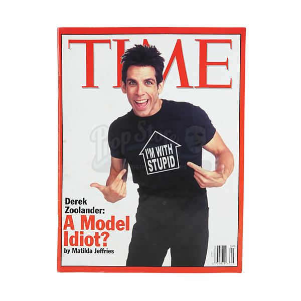 Lot # 1362: ZOOLANDER (2001) - Derek Zoolander's (Ben Stiller) TIME Magazine Cover