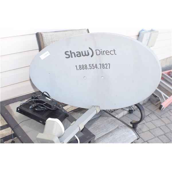 WORKING SHAW DIRECT DISH AND RECEIVER REMOTE CONTROL