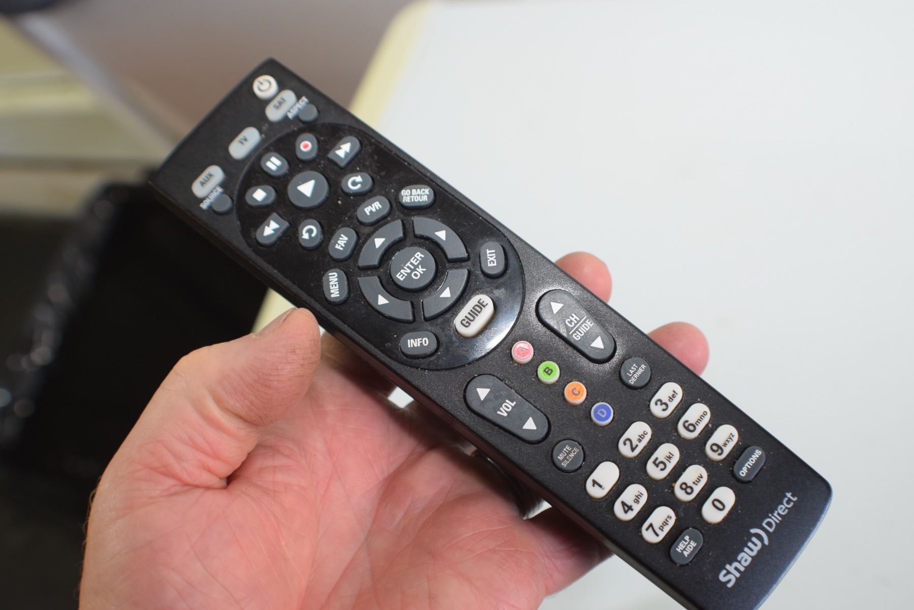 WORKING SHAW DIRECT DISH AND RECEIVER REMOTE CONTROL