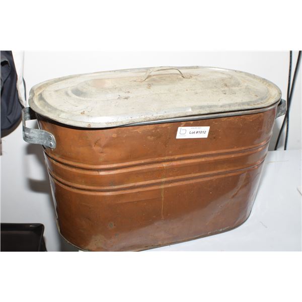 COPPER BOILER AND LID