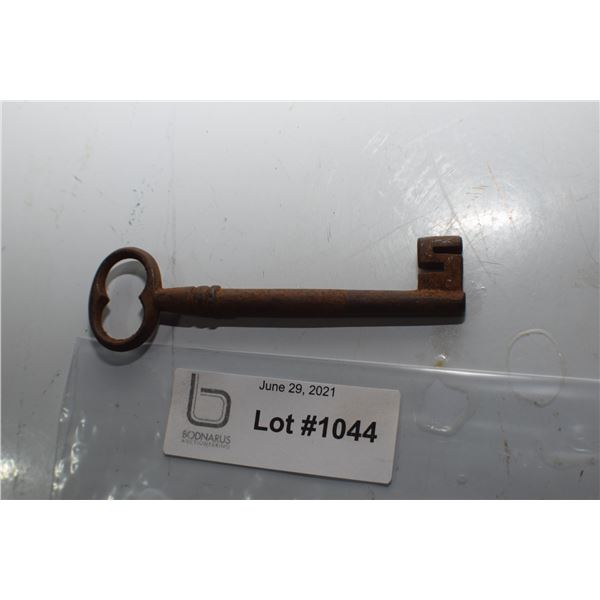 ANTIQUE ORIGINAL BRITISH 1700s SKELETON KEY