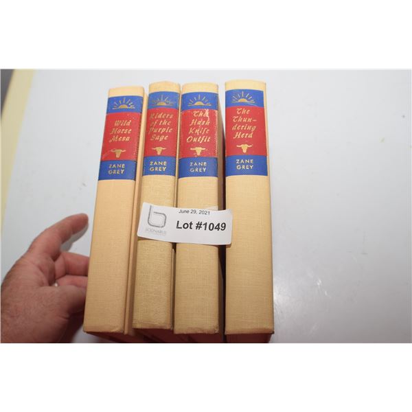 ZANE GREY COWBOY BOOK LOT NICE COND.