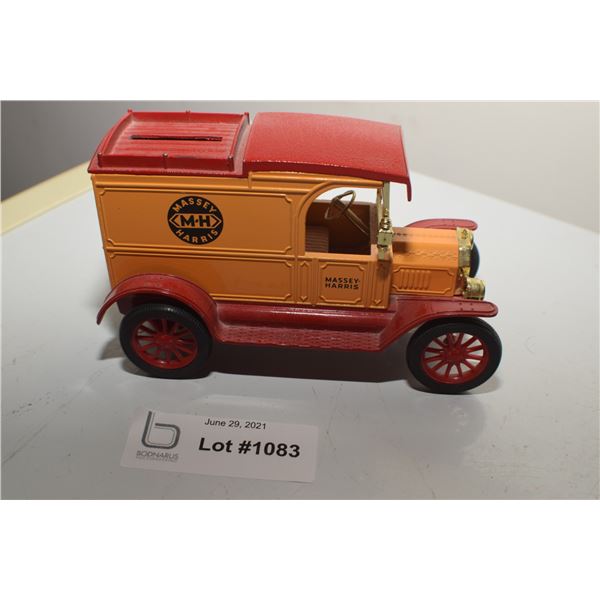 1913 MASSEY HARRIS MODEL T VAN TRUCK TOY BANK