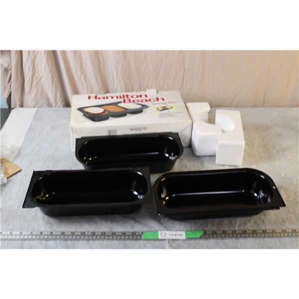 Hamilton Beach Serving Pan Set New