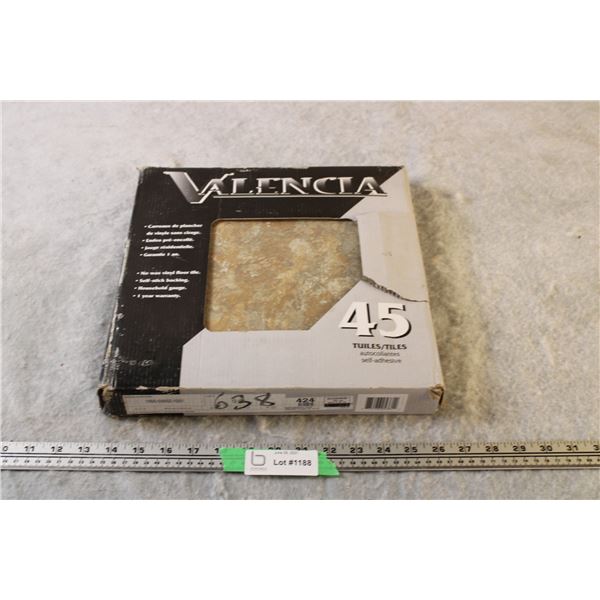 Package of Self-adhesive Tiles (qty 45) new (12"x12")