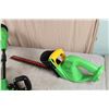 Image 2 : Battery Powered Weed Whacker + hedge Trimmer + grass shears (working)