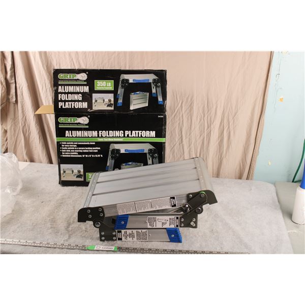 GRIP alluminum folding platform - 350LB
